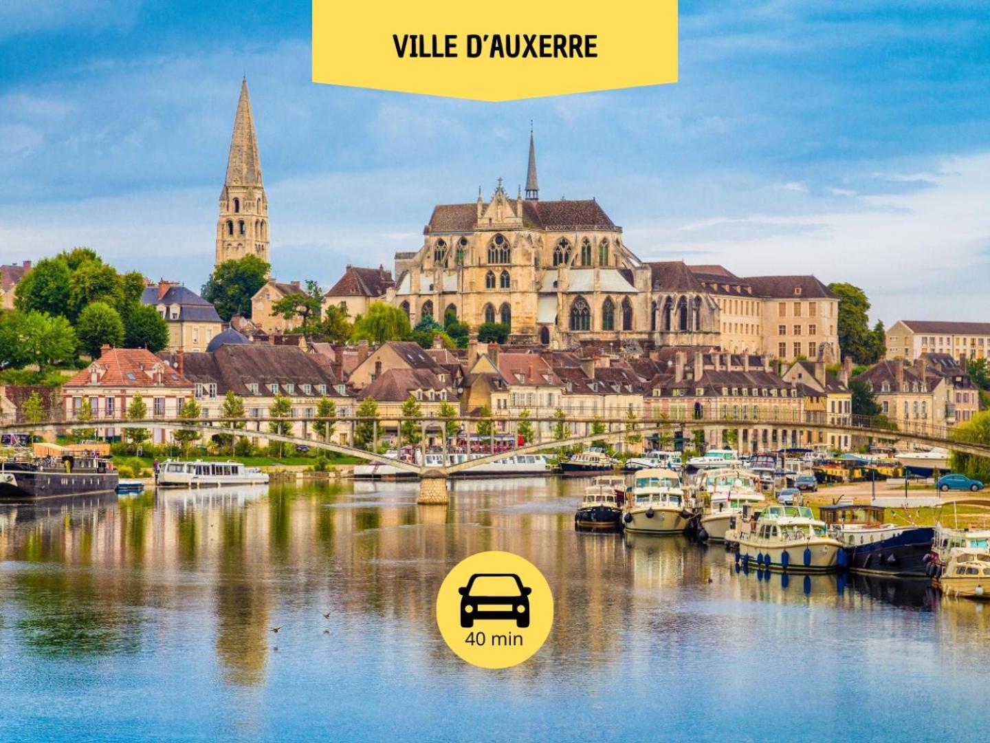 L'Expedition - Best Keys - Experience Unique - Deco Immersive - Lit Queen Size & Canape Convertible - Centre Ville - Netflix & Wifi Illimite - Check-In Autonome - Parking Gratuit Villeneuve-sur-Yonne Exterior photo